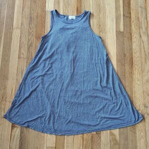 Thyme & honey Blue and white striped tank top sleeveless dress